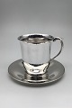 Georg Jensen Sterling Silver  Cup/saucer No 444B/444