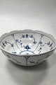 Royal Copenhagen Blue Fluted Half Lace Salad Bowl No 311