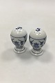 Royal Copenhagen Blue Fluted Plain Salt and Pepper Shakers No 184/2009