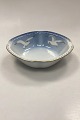 Bing and Grøndahl Seagull with Gold Pierced Rim Potato Bowl No. 313.5